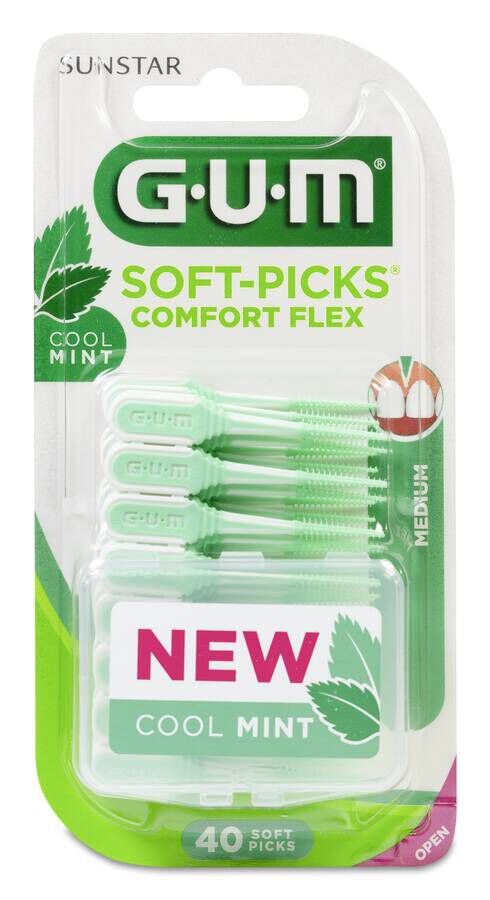 GUM Comfort Flex Palillos Interdentales, 40 uds