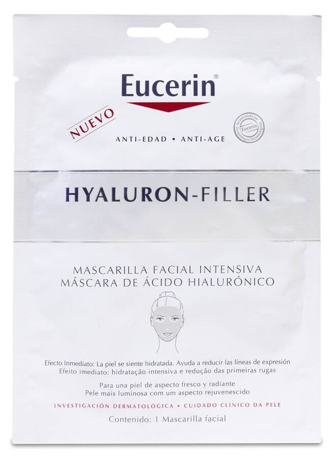 Eucerin Mascarilla Tejido Ácido Hialurónico, 1 ud