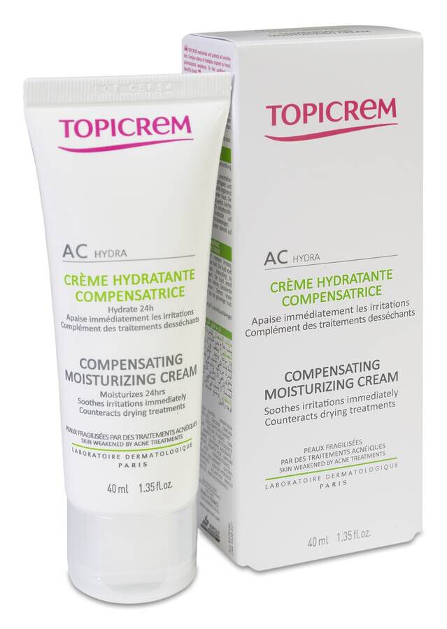 Topicrem AC Crema Hidratante Compensadora, 40 ml