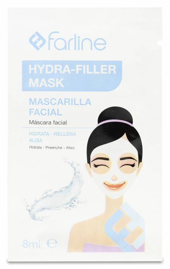 Farline Hydra-Filler Mask Mascarilla Facial, 10 Uds x 8 ml