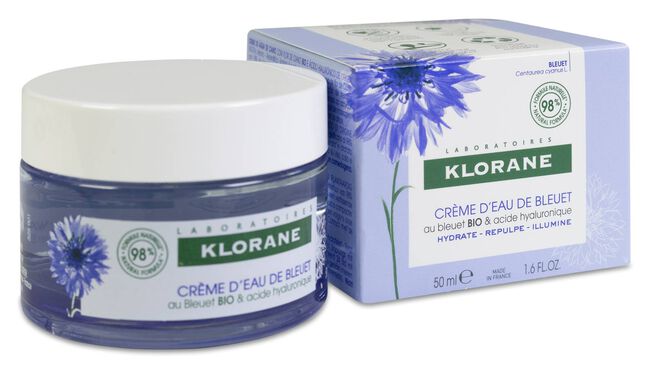 Klorane Gel Crema al Agua de Aciano, 50 ml