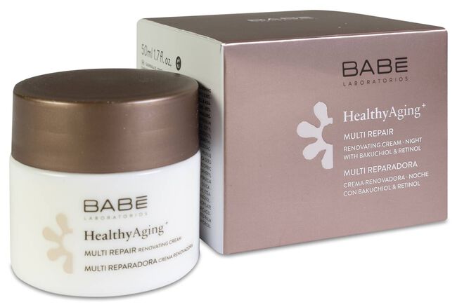 Babé HealthyAging+ Crema Renovadora Noche, 50 ml