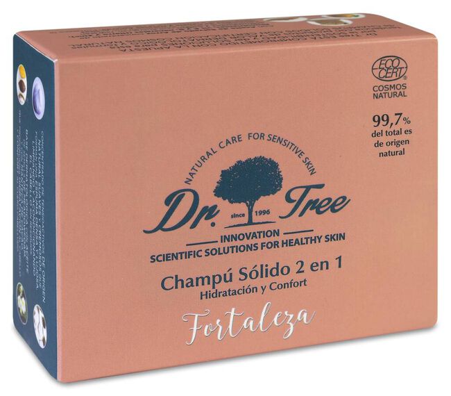 Dr. Tree Champú Sólido 2 en 1 Fortaleza