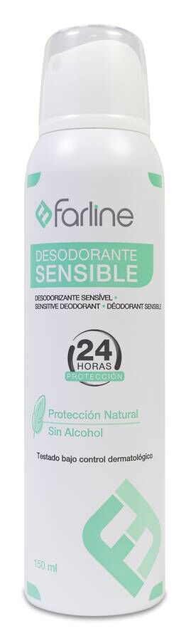 Farline Desodorante Spray Sensible, 150 ml