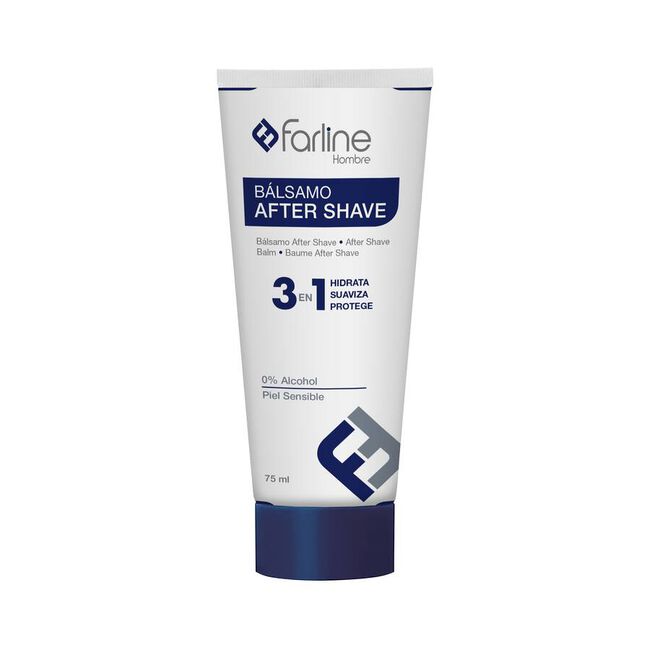 Farline Hombre Bálsamo After-Shave 3 en 1 75 ml, 1 Ud