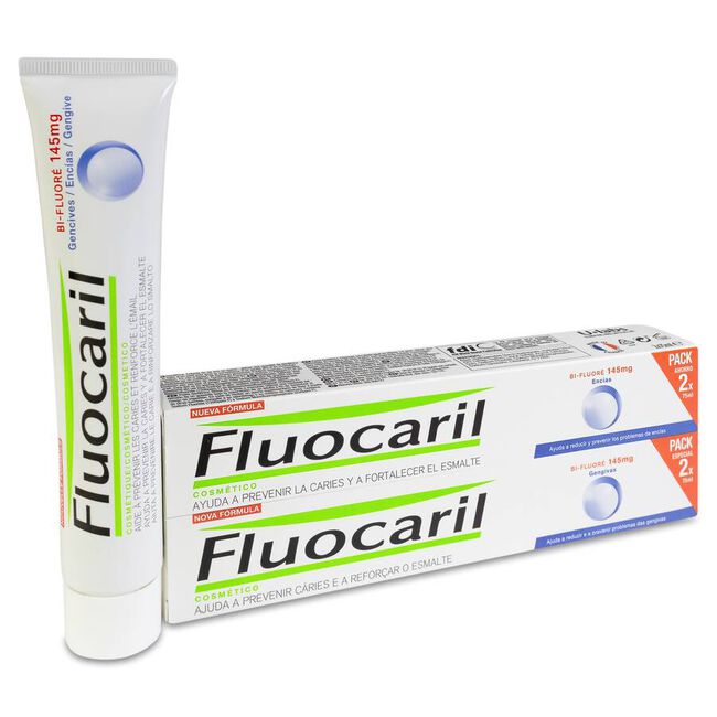 Duplo Fluocaril Bi-Fluoré Encías, 2 x 75 ml