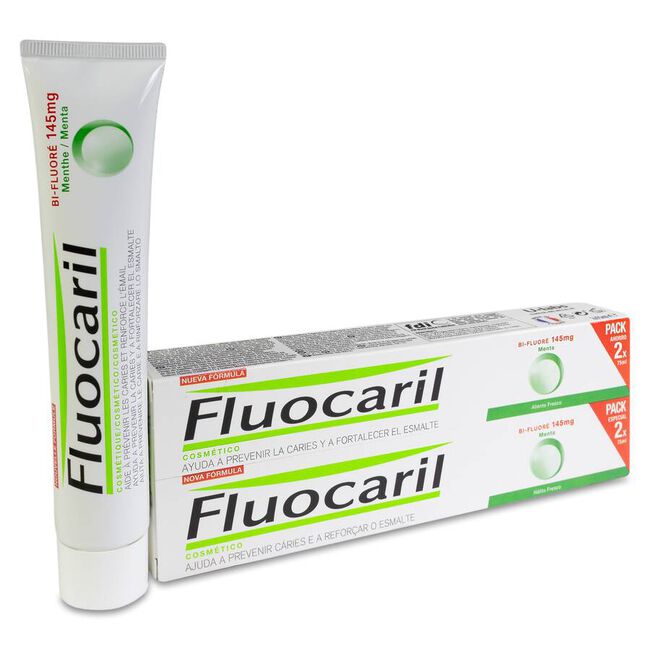 Duplo Fluocaril Bi-Fluoré 250 mg Menta, 2 x 75 ml