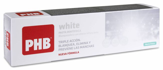 PHB White Pasta Dentífrica, 100 ml