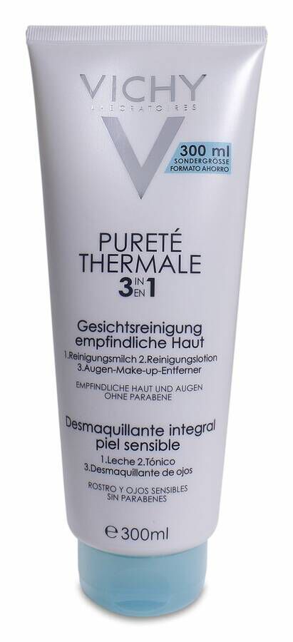 Vichy Pureté Thermale 3 en 1 Desmaquillante Integral, 300 ml