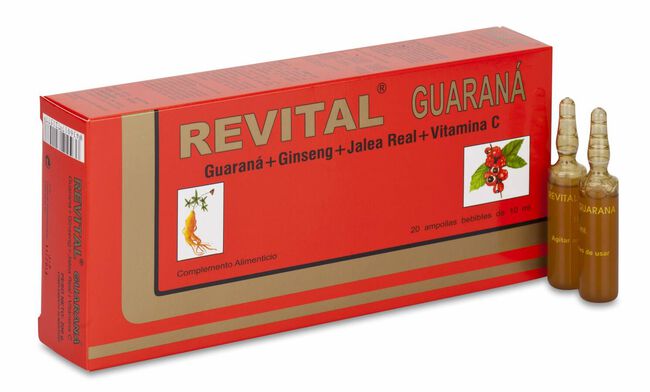 Revital Guaraná, 20 Ampollas