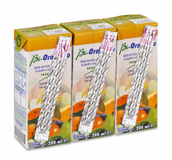 Bioralsuero Frutas, 600 ml