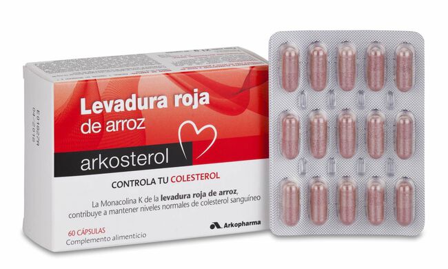 Arkopharma Arkosterol Levadura Arroz Rojo, 60 Cápsulas