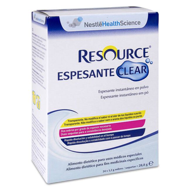 Resource Espesante Clear, 24 Sobres