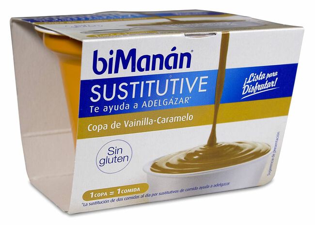 biManán Copa Vainilla-Caramelo, 1 Ud