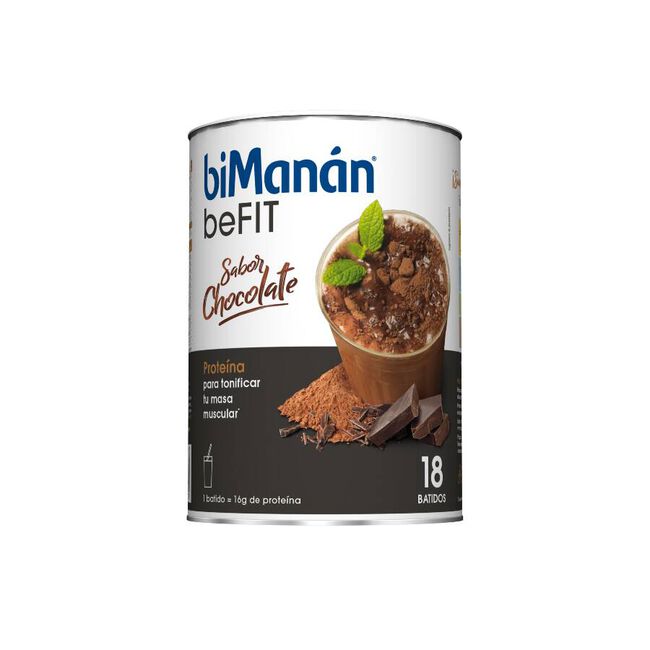 biManán beFit Batido Sabor Chocolate, 18 Uds