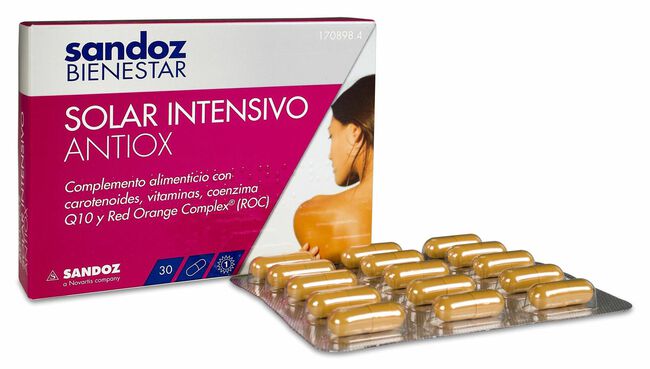 Sandoz Bienestar Solar Intensivo, 30 Uds