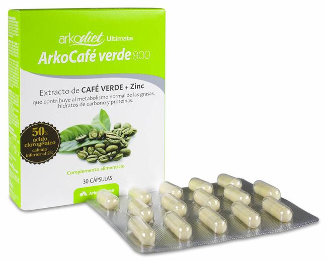 Arkopharma Arkodiet Café Verde 800, 30 Cápsulas