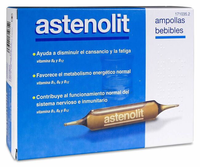 Astenolit, 12 Ampollas