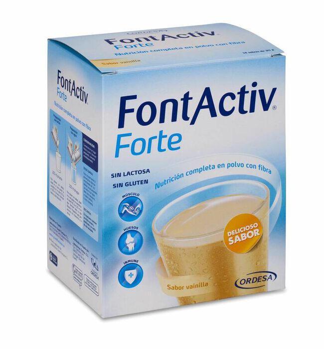 FontActiv Forte Vainilla Sobres, 14 Sobres