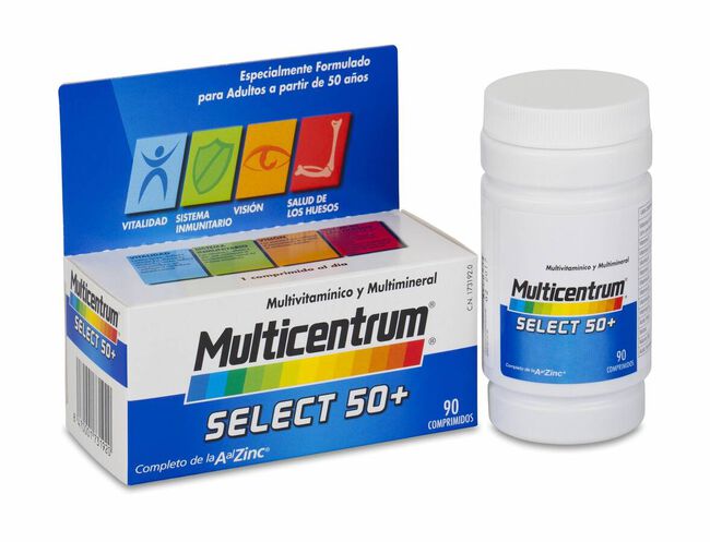 Multicentrum Select 50+, 90 Comprimidos