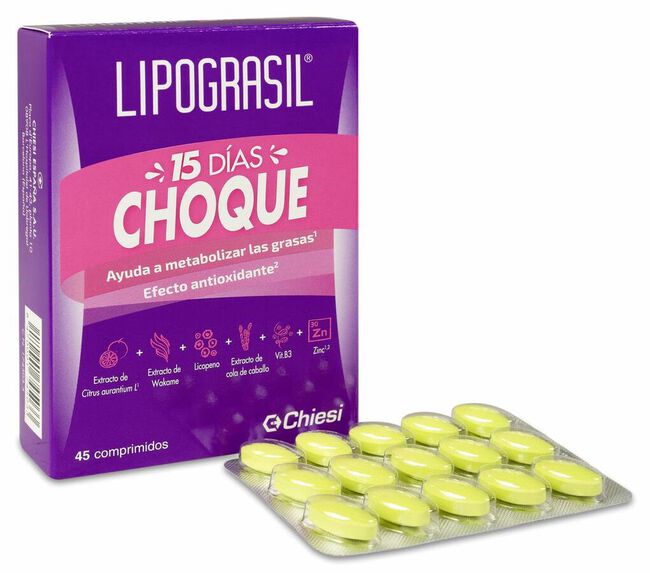 Lipograsil 15 Días Choque, 45 Comprimidos