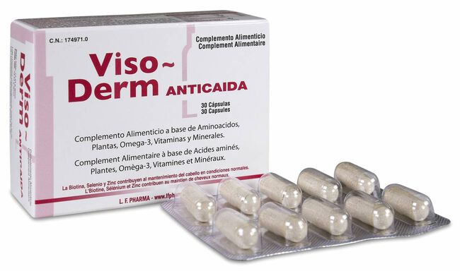 Viso-Derm Anticaída, 30 Cápsulas