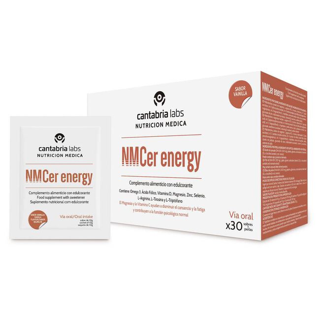 NMcer Energy Sabor Vainilla, 30 Sobres