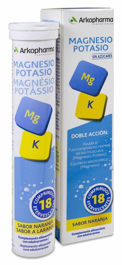 Arkopharma Arkovital Magnesio Potasio, 18 Comprimidos