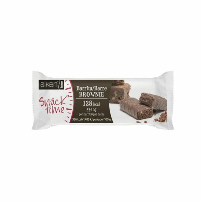 Siken Form Barrita Snack Brownie, 24 Unidades