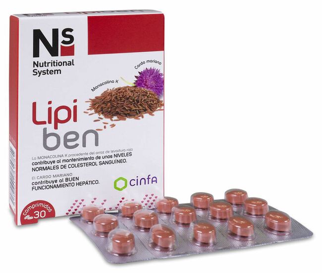 Ns Lipiben, 30 Comprimidos