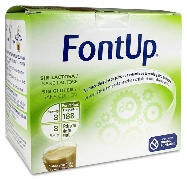 FontUp Sabor Chocolate, 14 Sobres