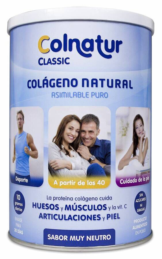 Colnatur Classic Colágeno Natural Sabor Neutro, 300 g