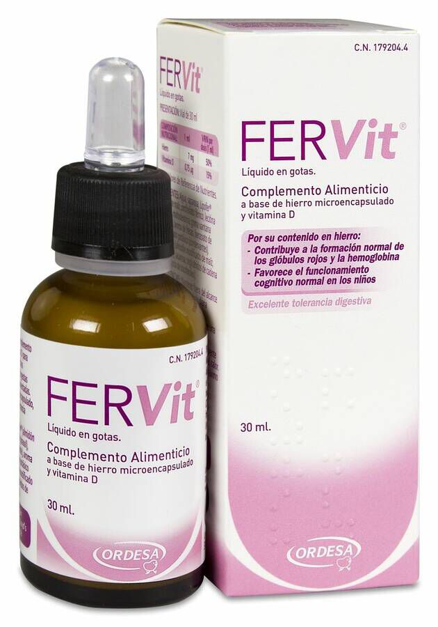 FerVit Líquido en Gotas, 30 ml