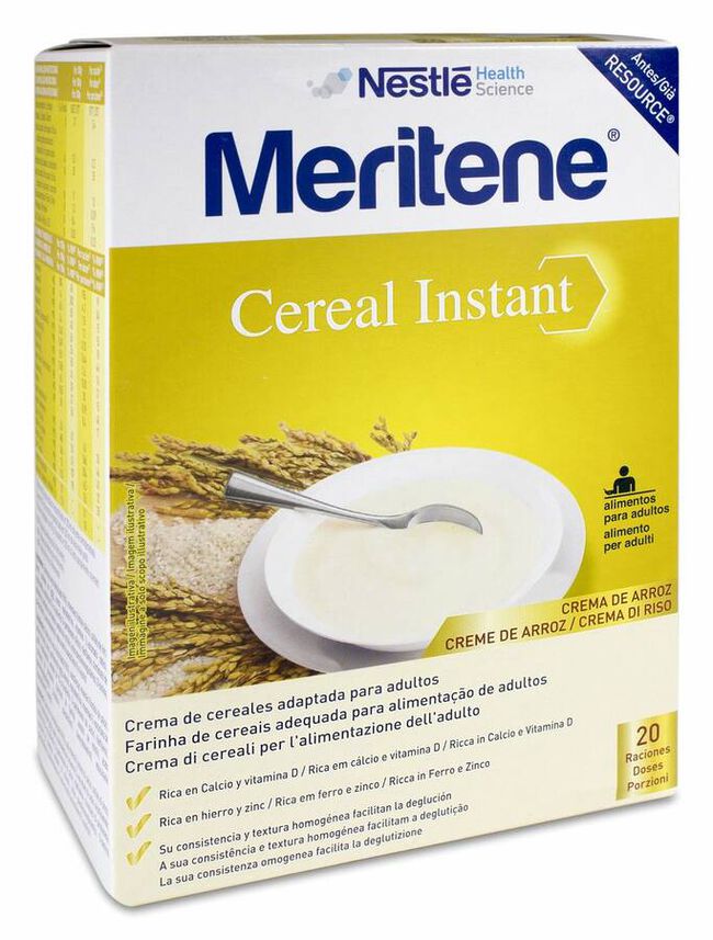 Meritene Cereal Crema de Arroz, 600 g