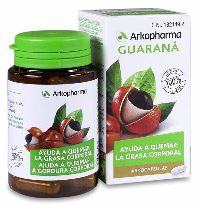 Arkopharma Arkocápsulas Guaraná, 45 Cápsulas