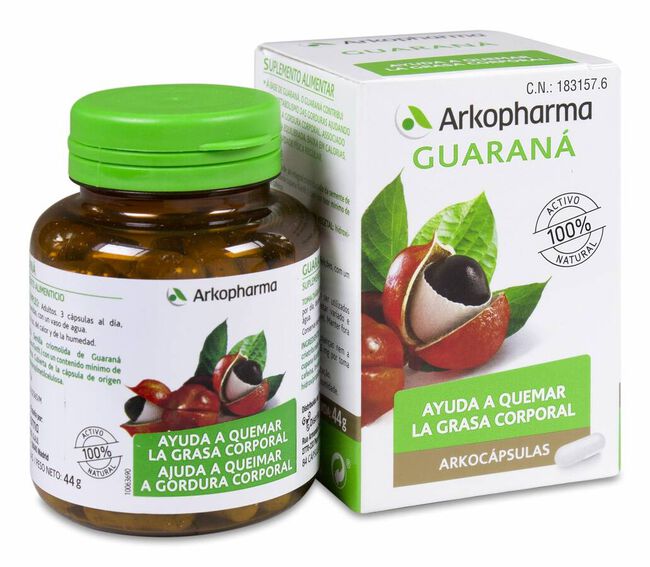 Arkopharma Arkocápsulas Guaraná, 84 Cápsulas