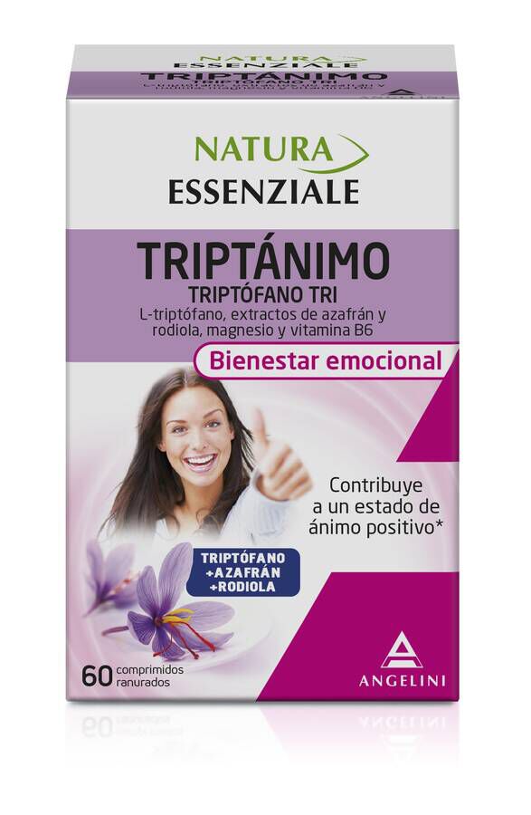 Natura Essenziale Triptánimo Triptófano Tri, 60 Comprimidos