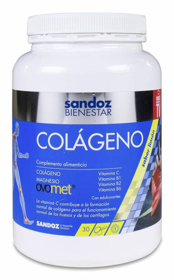 Sandoz Bienestar Colágeno con Ovomet Limón, 360 g