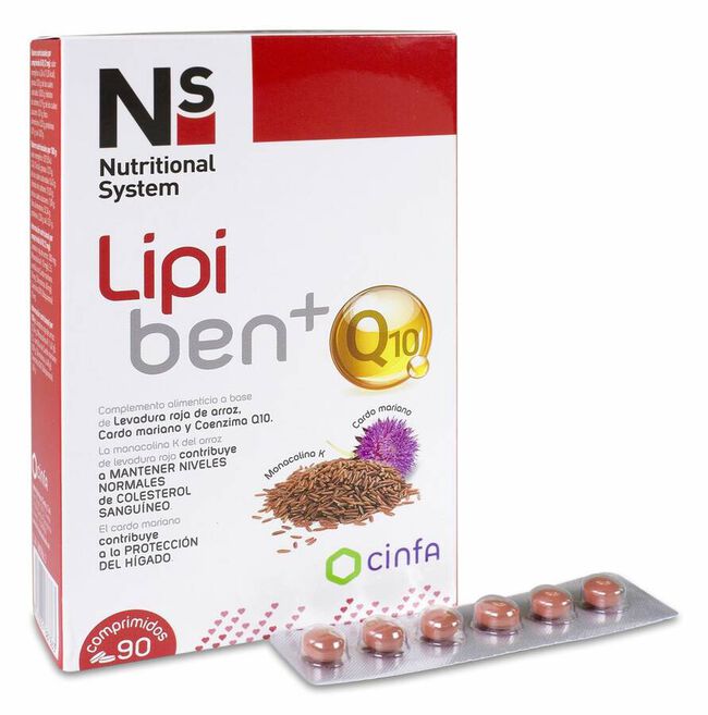 Ns Lipiben + Q10, 90 Comprimidos