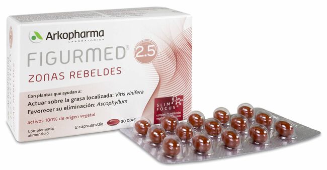 Arkopharma Figurmed Zonas Rebeldes 2.5, 60 Cápsulas