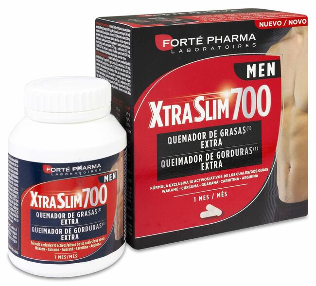 Forté Pharma XtraSlim 700 Men Quemador de Grasas, 120 Cápsulas