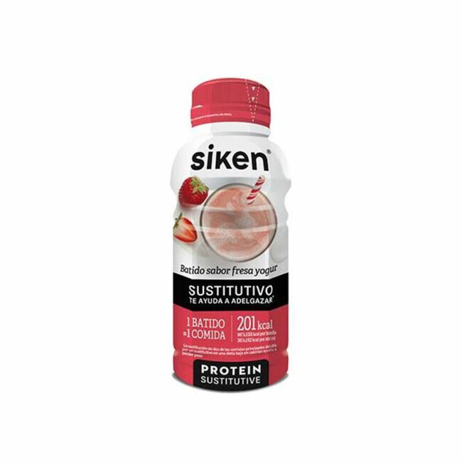 Siken Batido Sustitutivo sabor Fresa y Yogur, 325 ml