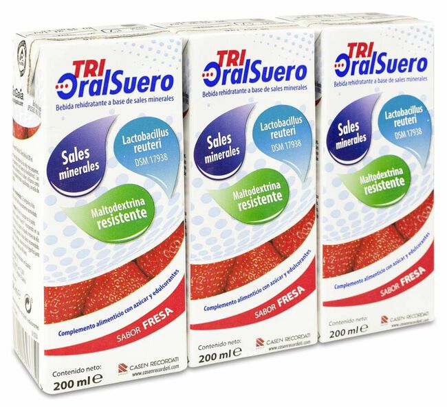 TRIOralSuero Fresa, 3 Uds