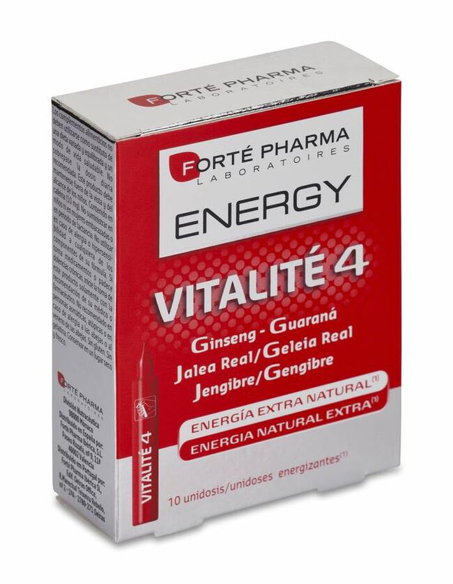 Forté Pharma Energy Vitalité 4, 10 Ampollas