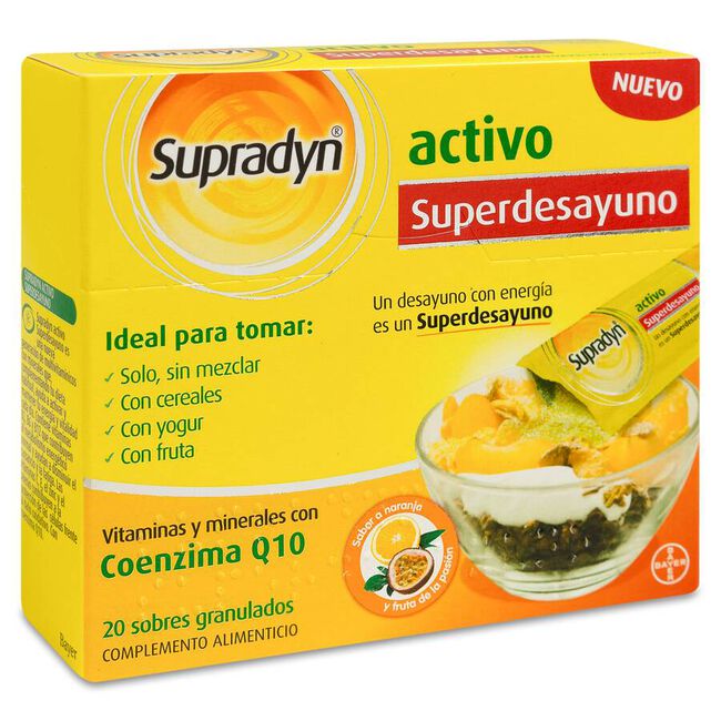 Supradyn Activo Superdesayuno, 20 Sobres