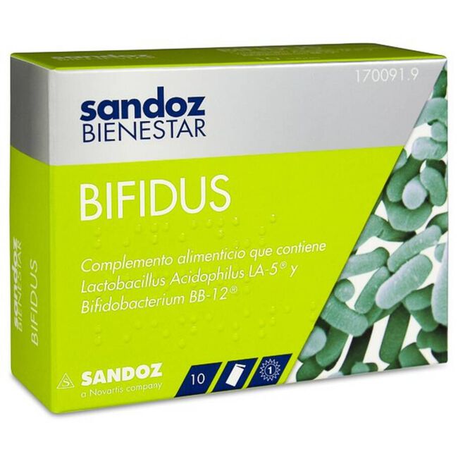 Sandoz Bienestar Bífidus, 10 Sobres