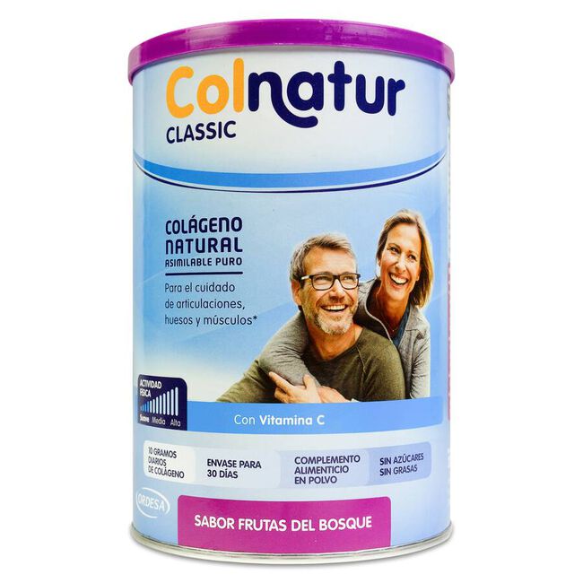 Colnatur Classic Colágeno Natural Sabor Frutos del Bosque, 315 g