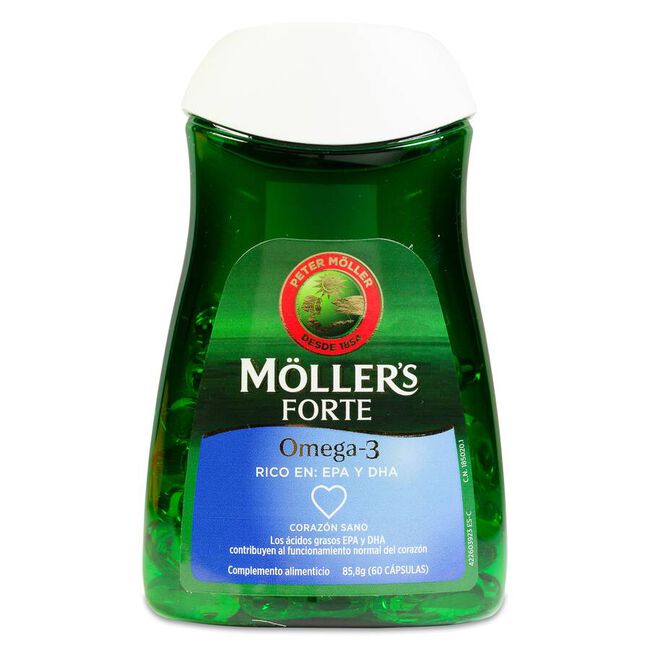 Möller's Forte Omega-3, 60 Cápsulas