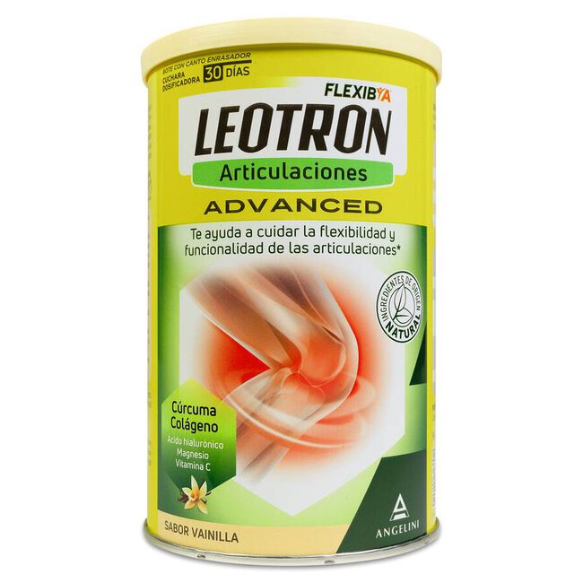 Leotron Articulaciones Advanced Con Cúrcuma Sabor Vainilla, 376 g