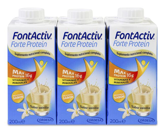 FontActiv Forte Protein Vainilla, 3 uds